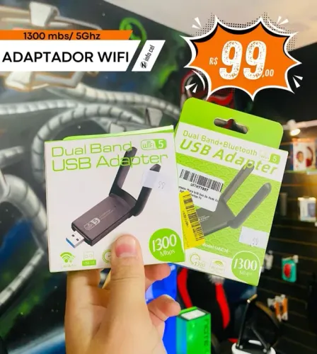 Adaptador Wi-fi 1.300 mbs 5Ghz
