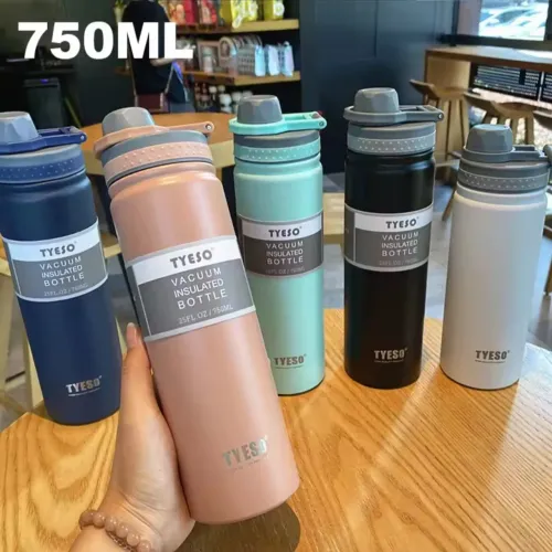 Garrafa 750ml Térmica Em Aço Inoxidável