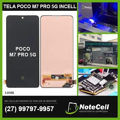 Tela/Display P/ Xiami Poco M7 Pro 5G INCELL- Instalação em 30 min!!