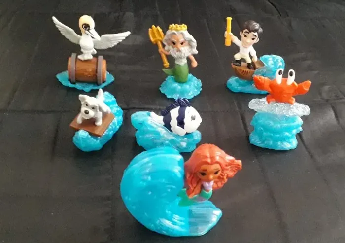Coleção pequena sereia Disney Mcdonalds
