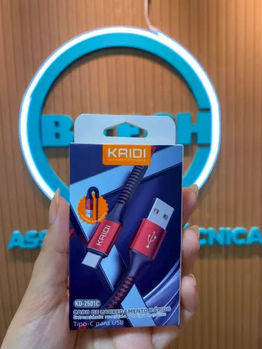 Cabo Tipo-C para USB revestido por liga metálica