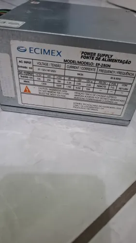 Fonte de Alimentação ECIMEX EP-280N 6A/3A 50 & 60Hz