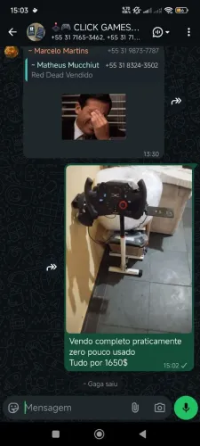 Vende-se volante G29