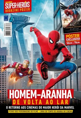 Revista Pôster Homem-Aranha Super-Heróis
