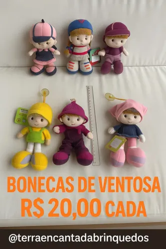 Bonecas de Pano com Ventosa - Lindas e Divertidas!