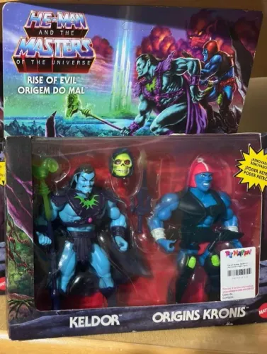 He-Man e os Masters do Universo - Keldor e Kronis - Bonecos de Ação - Rise of Evil