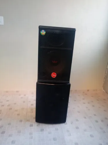 Caixa De Som Ativa Pa 1200 250w + Caixa Passiva Leacs