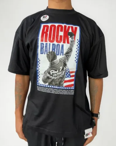 Camiseta Oversized RJ7 - Rock Balboa estilosa e confortável