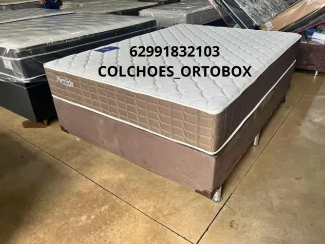 Cama Box Casal de molas ensacadas