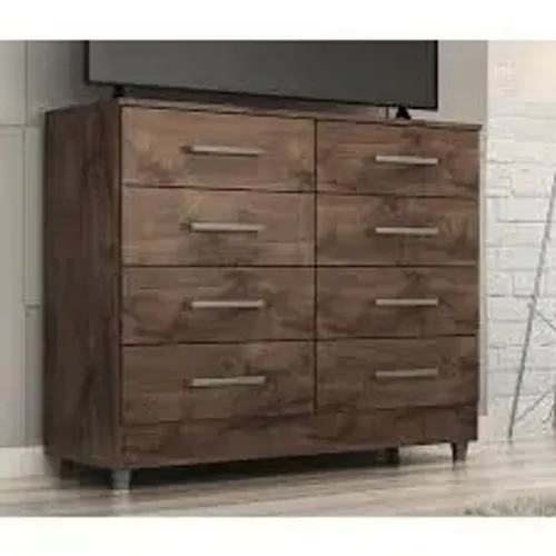 Cômoda Raissa Dupla 8Gvs Chocolate Quarta Divisão - Entrega Rápida! 