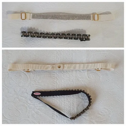 Tiaras de elástico para cabelo (kit com 2)