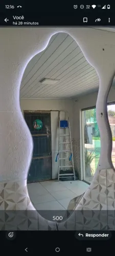 Espelho Decorativo Artesanal