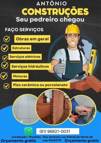 Pedreiro, eletricista, encanador, pintor, tenho instagran serviços  