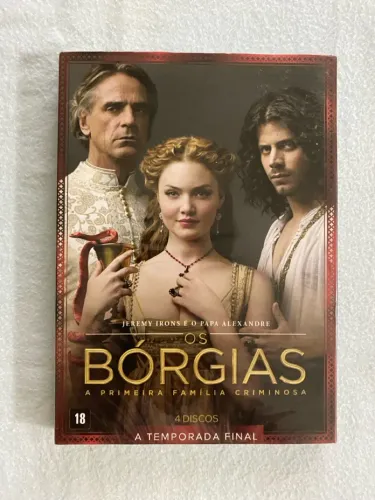 Box 4 DVDs: Os Borgias (Temporada Final A Primeira Família Criminosa)