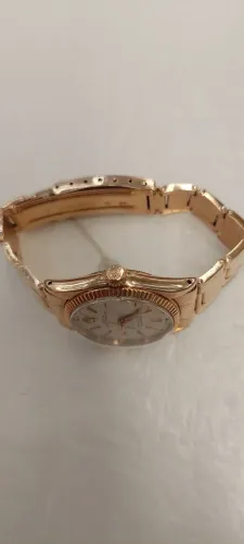 Relógio Rolex ouro rose 31 mm automático 