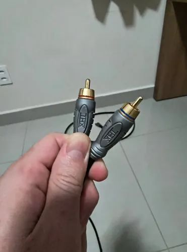 Cabo Monster THX SOM, 2 vias, RCA, banhado a ouro 4,80m
