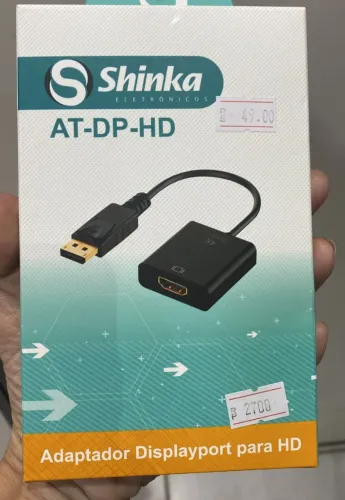 Cabo Adaptador Conversor Displayport Para Hdmi At-Dp-Hd - DP X HDMI -Loja Coimbra -Entrega