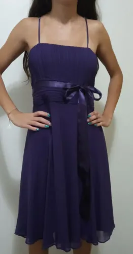 Vestido de festa roxo