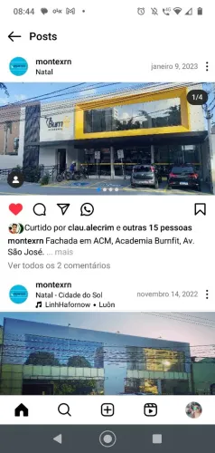 Estrutura metálica moderna ACM 