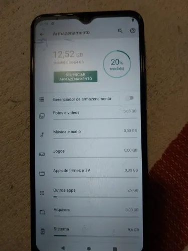 Smartphone moto G20 64 gb 4gb ram todo original nunca aberto com carregador original