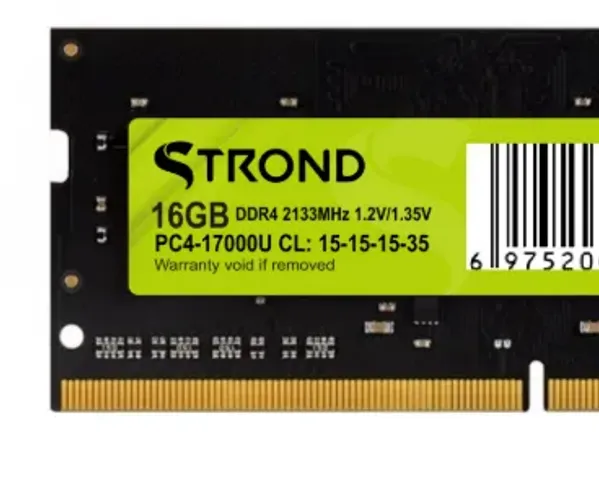 memoria 16gb de notebook  ddr4 (2133mhz) Strond