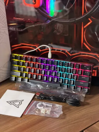 Teclado Gamer mecânico AJAZZ novo na caixa
