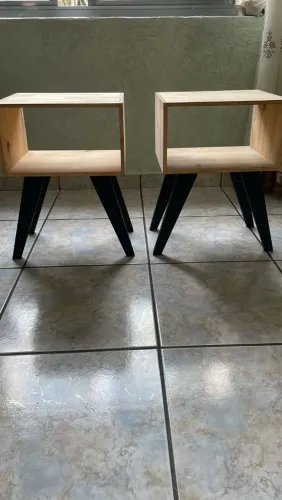 Mesas de cabeceira, canto, centro