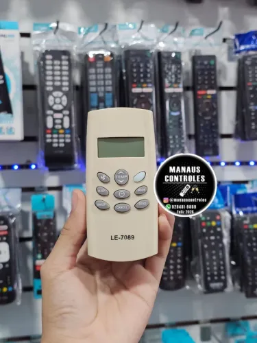 Controle LE-7089 Carrier para Ar-condicionado 