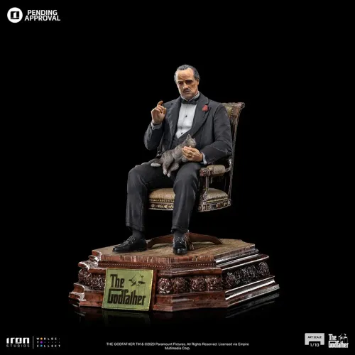 Estatua Don Vito Corleone - O Poderoso Chefao - Art Scale 1/10 - Iron Studios