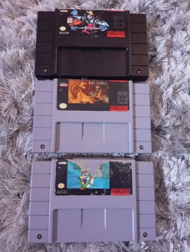 Lote de Jogos Super Nintendo 