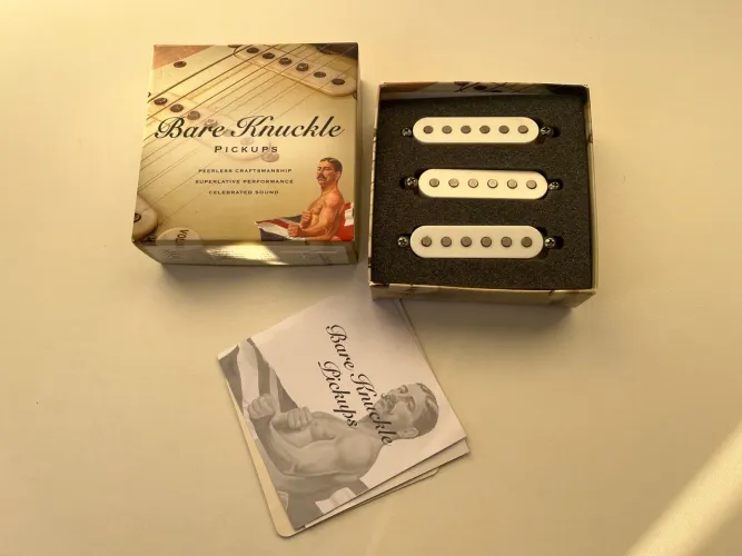 Captadores BareKnuckle Trilogy Suite Stratocaster - Set Completo (Neck, Middle e Bridge)