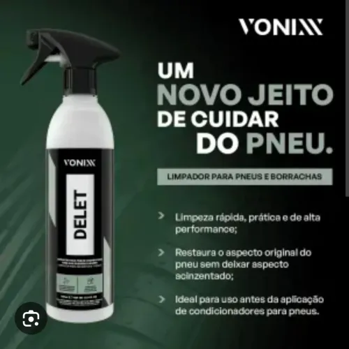 LIMPADOR PARA PNEUS E BORRACHAS DELET DE 500