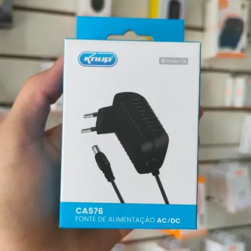 Fonte de Alimentação 9V 1A Knup