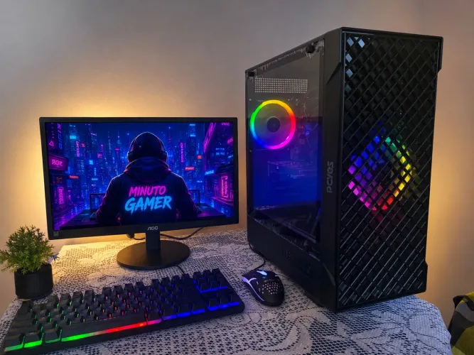 Pc Gamer Completo i3 4130+GTX 750Ti 2GB+8GB RAM+SSD 120GB+Fonte Real 500W
