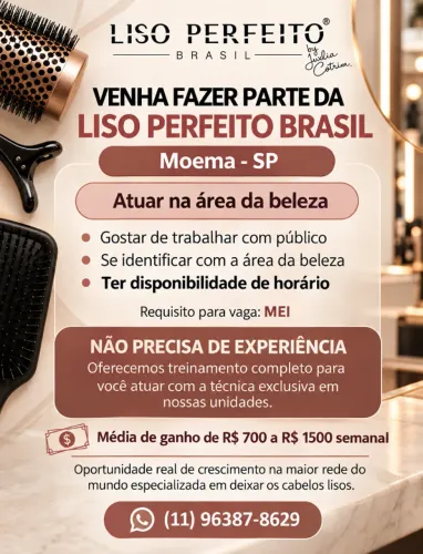 Vaga para Mulheres - Não é necessário experiência