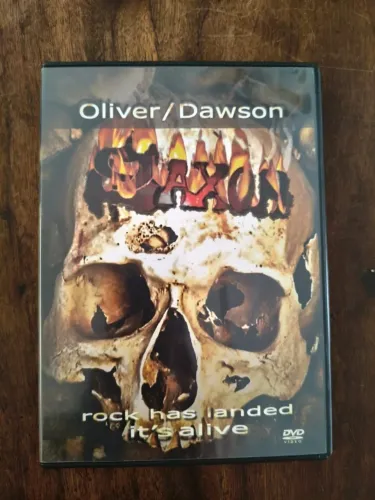 Dvd Saxon Oliver / Dawson - Rock Has Landed It's Alive