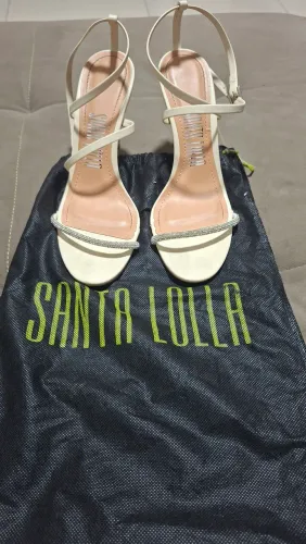 Sandália Santa Lola número 37 usada apenas 1 vez