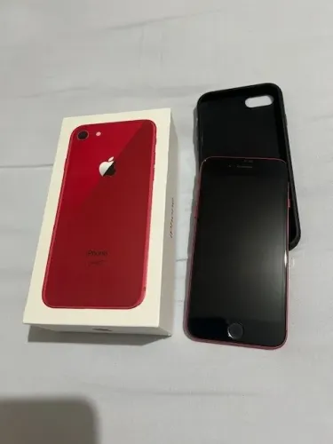 IPHONE 8 RED IMPECÁVEL - ÚNICA DONA - NA CAIXA E NOTA FISCAL