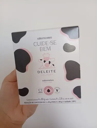 Caixa de Sabonetes Cuide-se bem - 4 unidades Oboticário Original