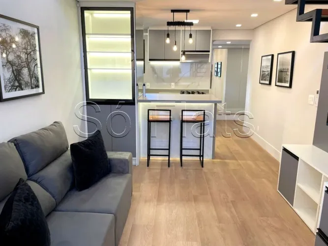 Villaggio, apartamento duplex disponível para venda com 43m², 1 dormitório e 1 vaga