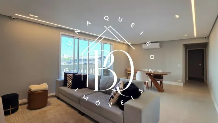 Apartamento à venda no Campo Belo com 135 m², 3 quartos, 1 suíte, 3 vagas e totalmente ref