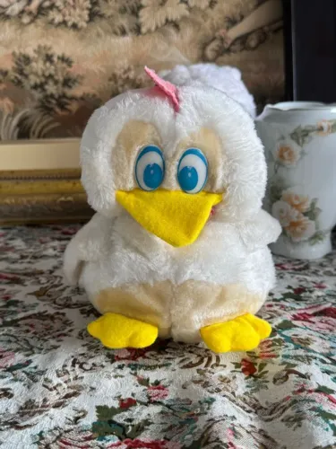 Ursinho de pelúcia anos 90 20cm