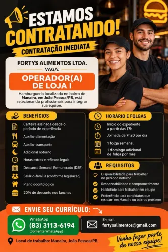 Operador de loja I