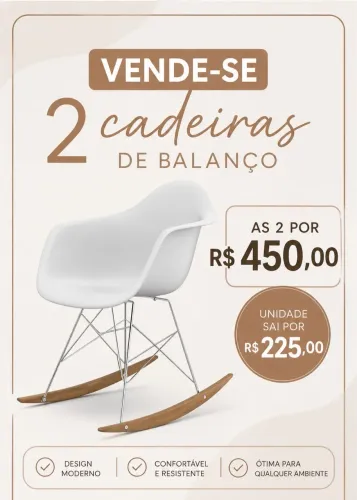 Cadeiras de balanço