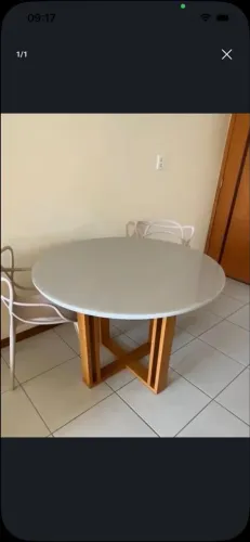 VENDO MESA REDONDA DE VIDRO