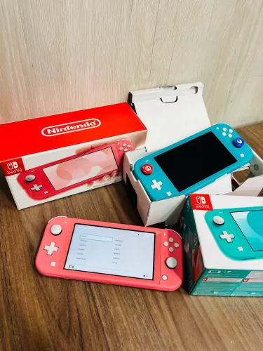 Nintendo Switch Lite Desbloq | 1 ano garantia | jogo e cartão 128gb
