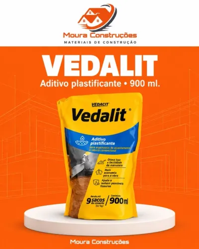 Vedalit Aditivo Plastificante Vedacit 900ml
