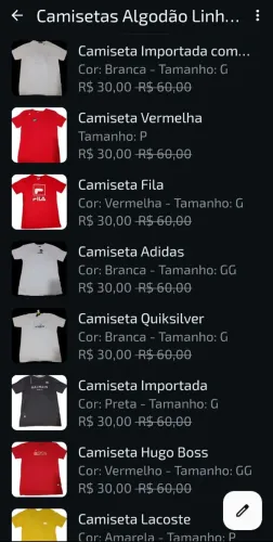 Roupas masculinas