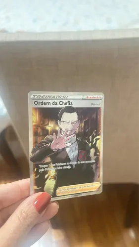 Ordem da chefia carta Pokémon