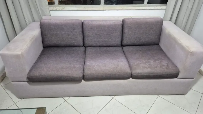 Sofa 3 lugares em tecido